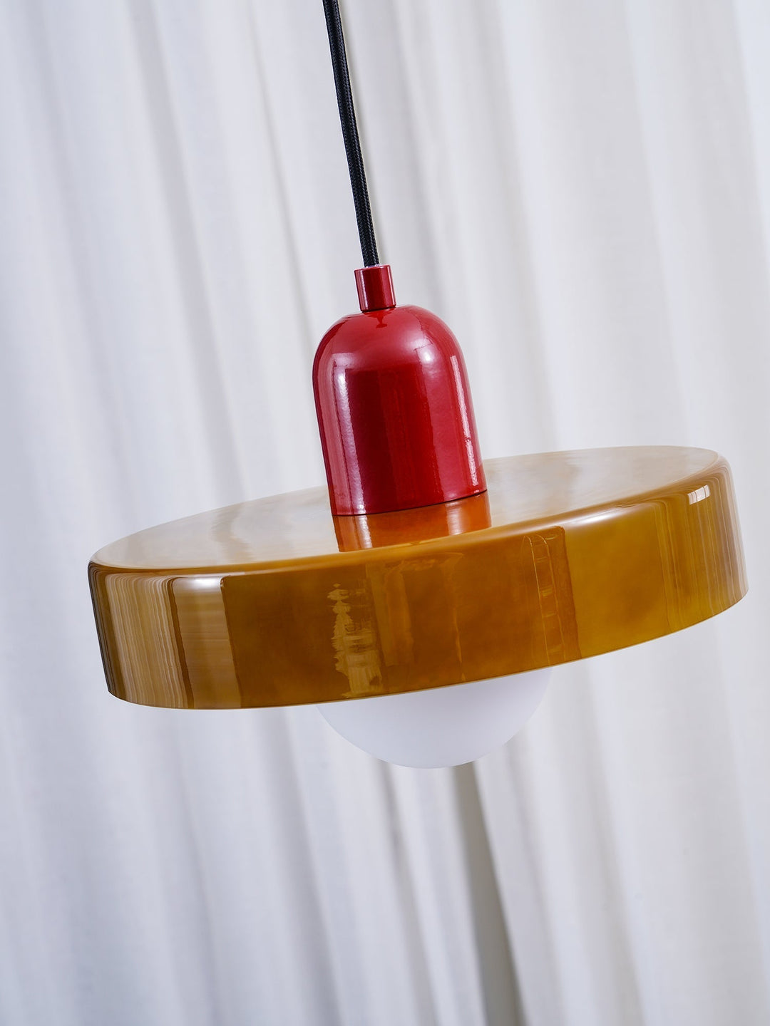 Ceiling Light Glass 9.8 in Ambient Indoor LED Dining Room Living Room Fixture | Kalsten