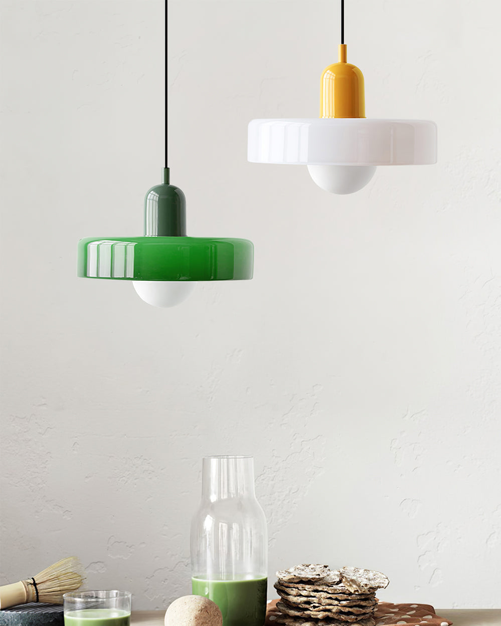 Ceiling Light Glass 9.8 in Ambient Indoor LED Dining Room Living Room Fixture | Kalsten