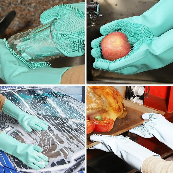 Multi-Purpose Scrubber Dishwashing Gloves | Kalsten