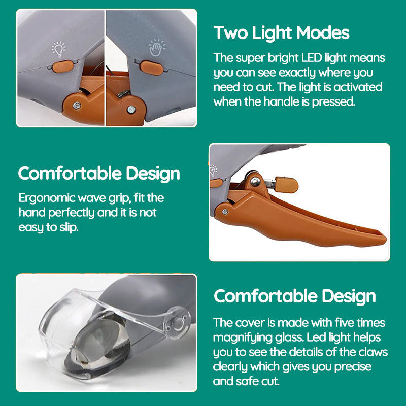 Dog Nail Clippers with Safety Sensor