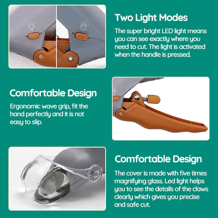 Dog Nail Clippers with Safety Sensor