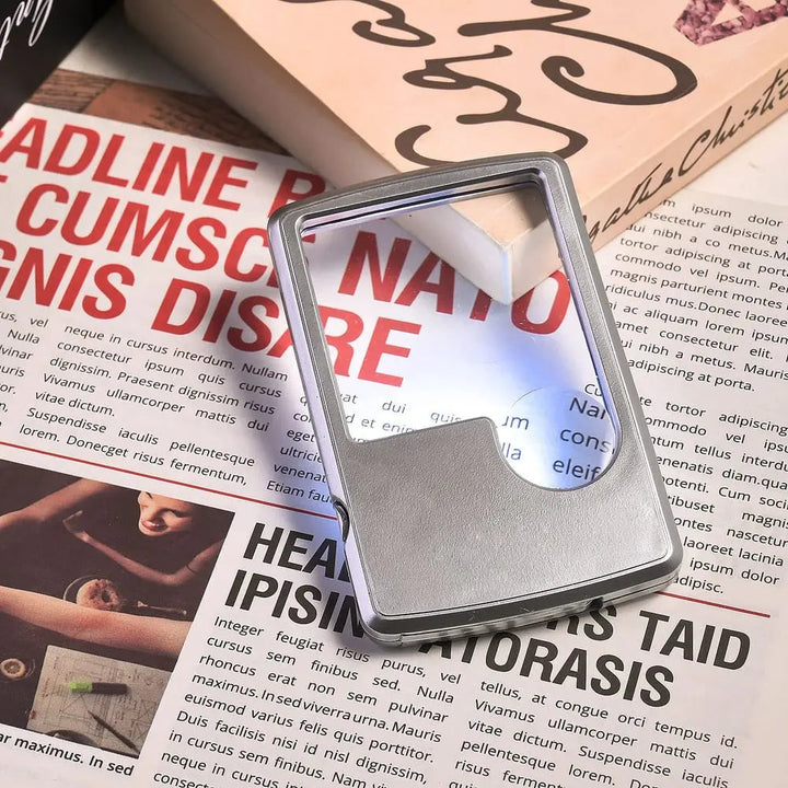 Kalsten | Double Lens Magnifier with LED Lighting – Compact and Pocket-Friendly
