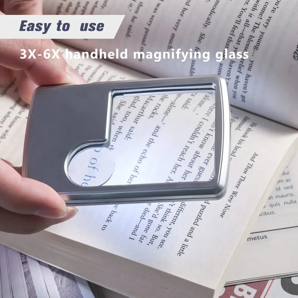Kalsten | Double Lens Magnifier with LED Lighting – Compact and Pocket-Friendly