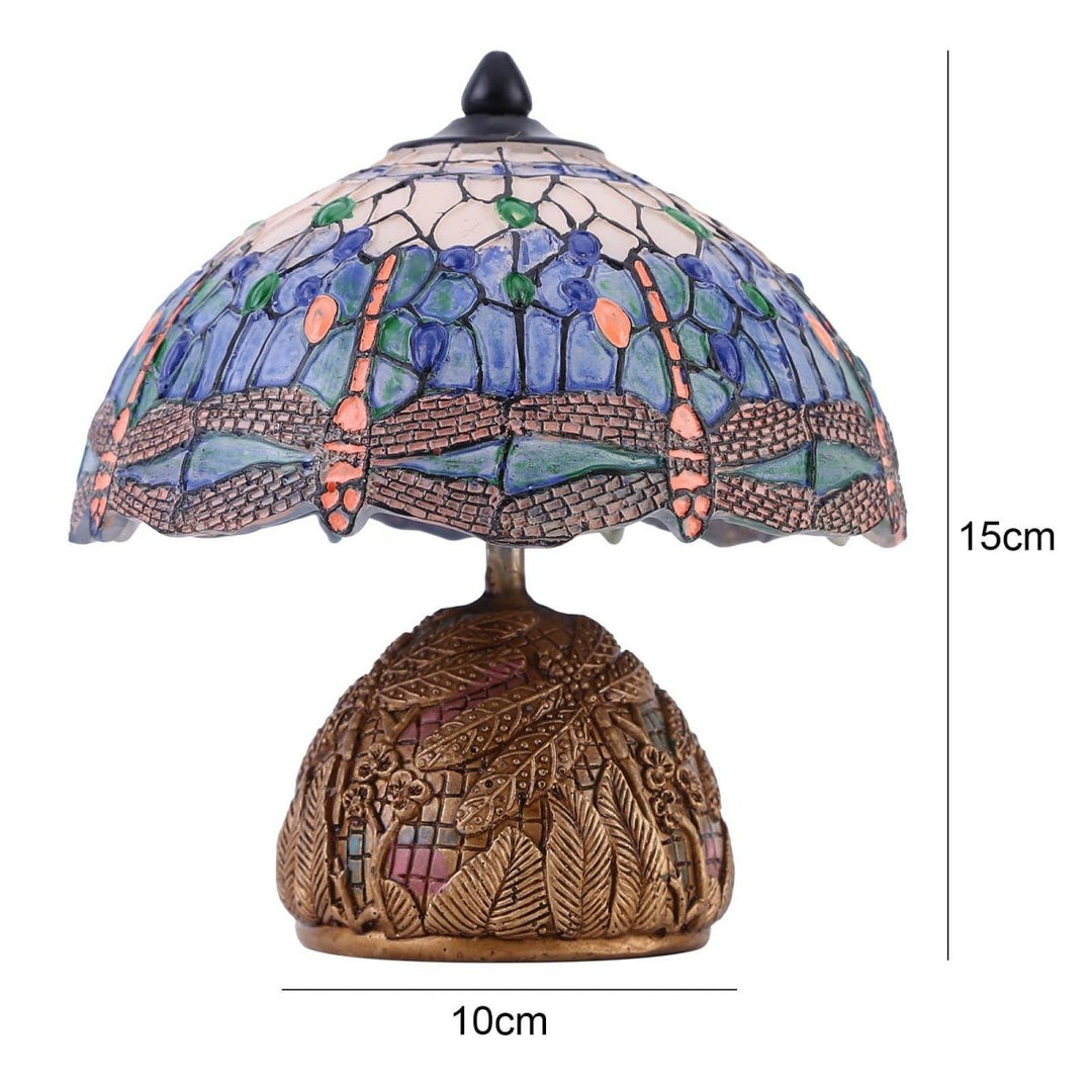 Vintage-Dragonfly-Lamp - Floral Elegance and Softness | Kalsten