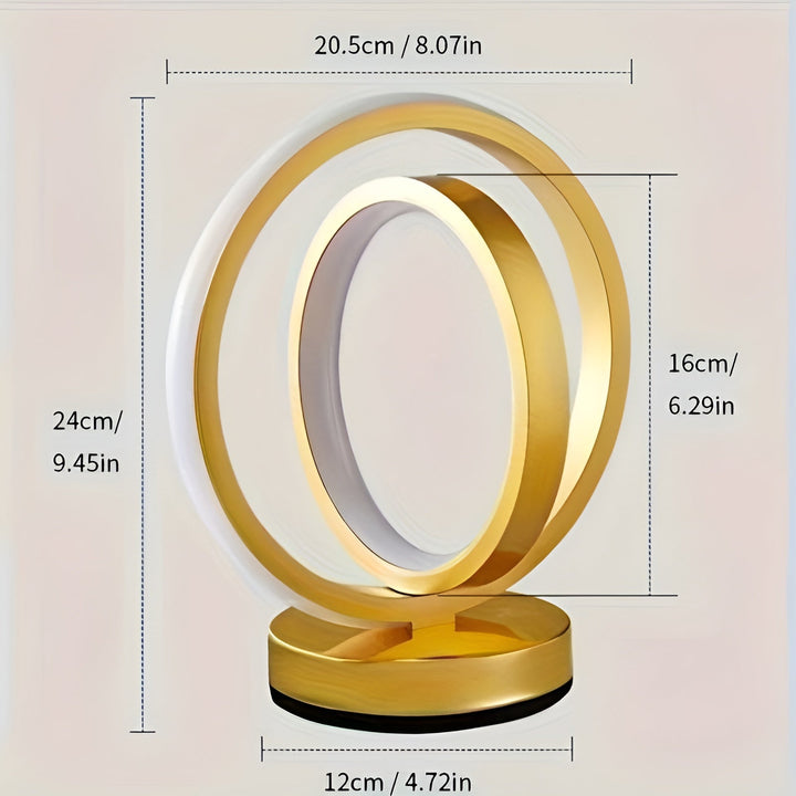 Modern Dimmable Table Lamp - Stylish Metal Design with USB Kalsten