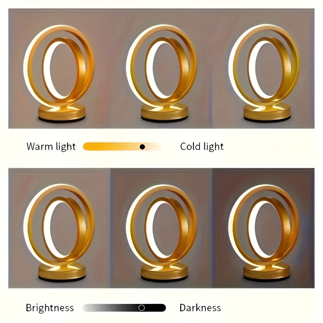 Modern Dimmable Table Lamp - Stylish Metal Design with USB Kalsten