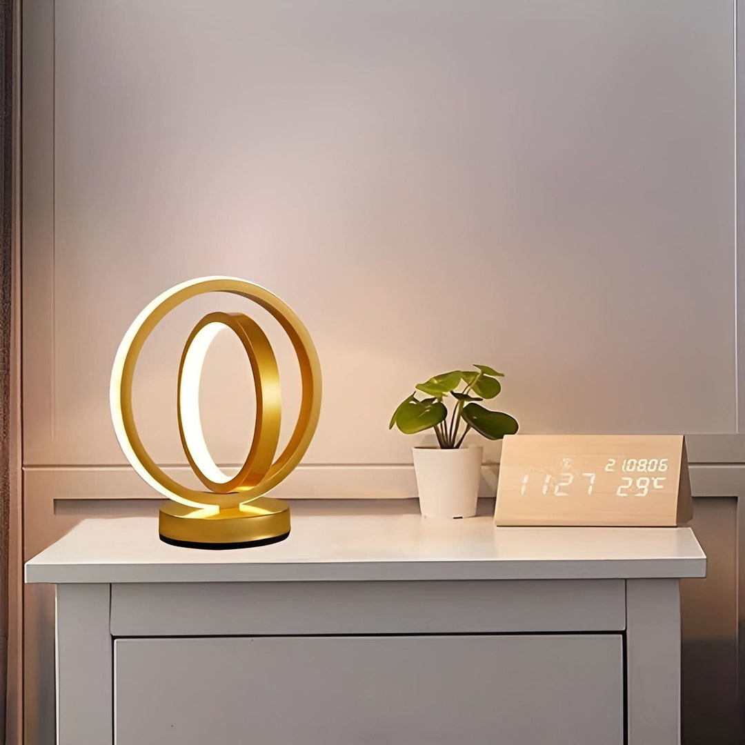 Modern Dimmable Table Lamp – Stylish Metal Design with USB Power | Kalsten