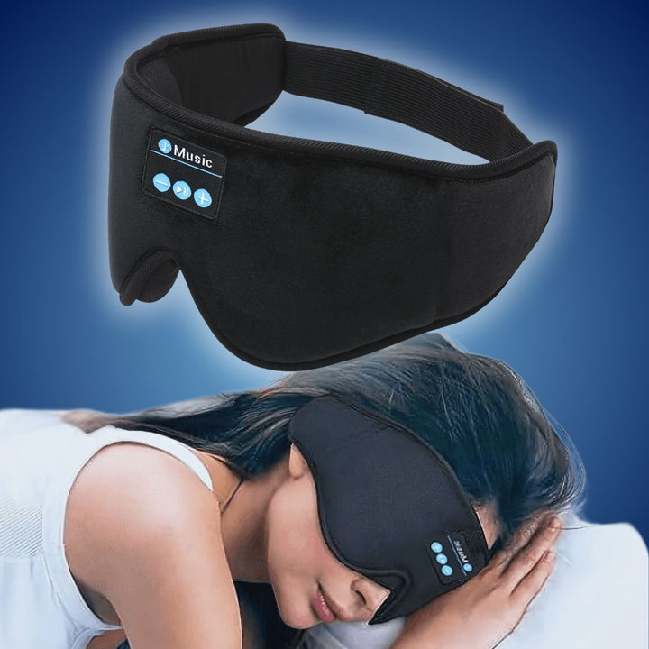 DreamSounds Bluetooth Sleeping Mask with Built-in Headphones | for Travel - Meditation - Light Blocking Comfort Kalsten
