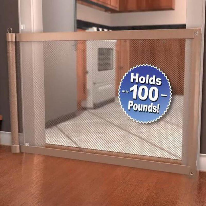 Kalsten | Indoor Dog Fence The Magic Mesh Retractable Indoor Dog Gate