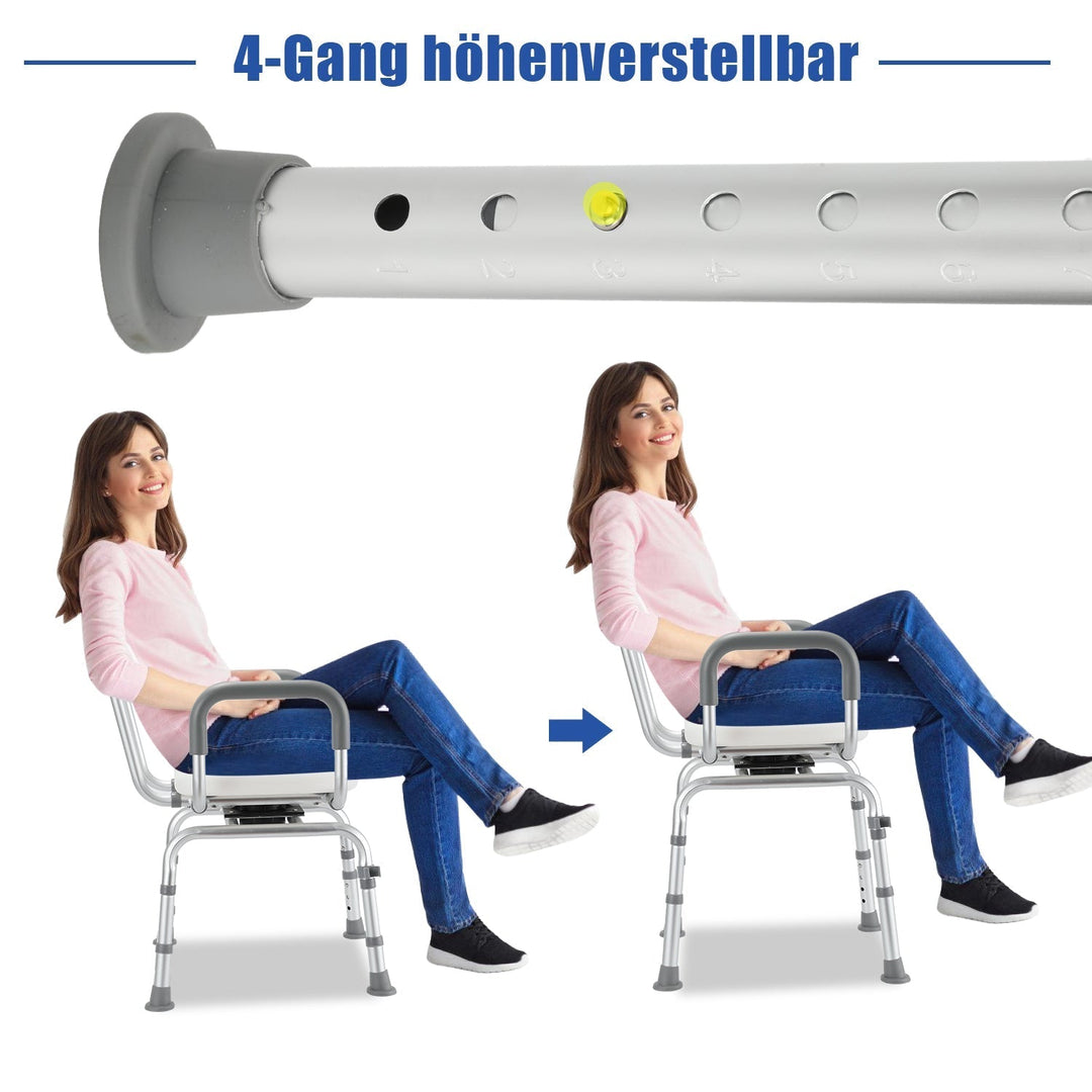 Shower chair Shower stool 360°rotatable | Kalsten