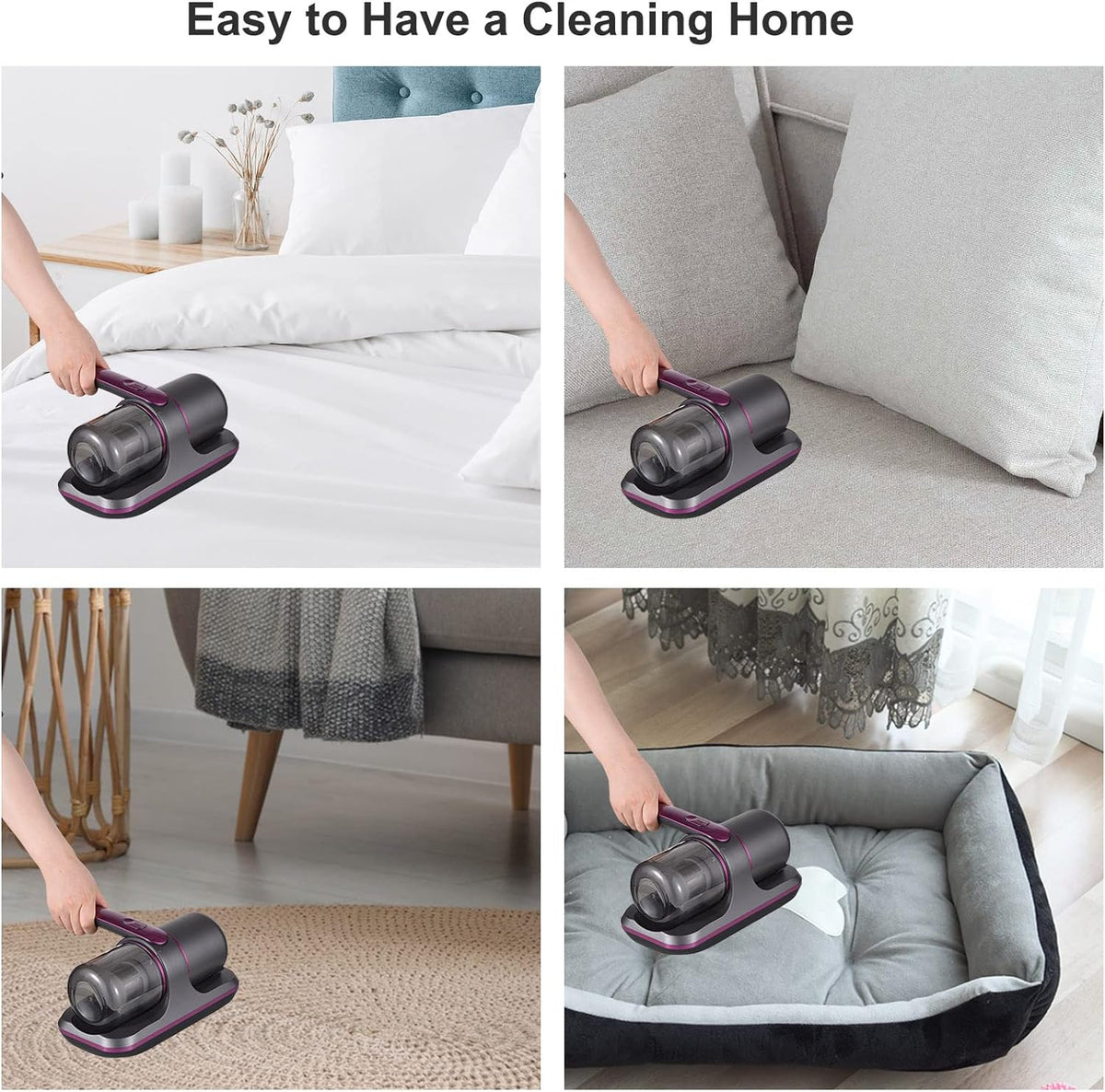 Skanto | Dustbane™ | Powerful Vacuum & Iron Duo for Furniture, Bedding & Home Cleaning