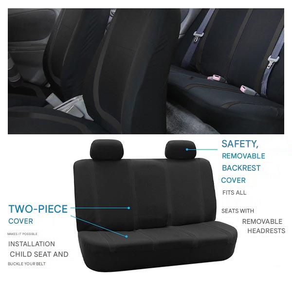 Kalsten | ComfortSeat 9-piece Car Seat Covers Set – Universal, Breathable & Washable