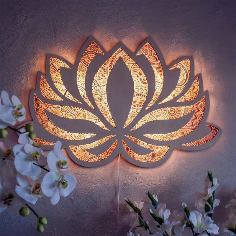 Spiritual Lotus Wall Lamp | Kalsten