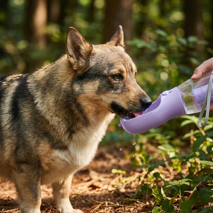 TrailBuddy™ – 3-in-1 Dog Water Bottle with Food Box | Kalsten