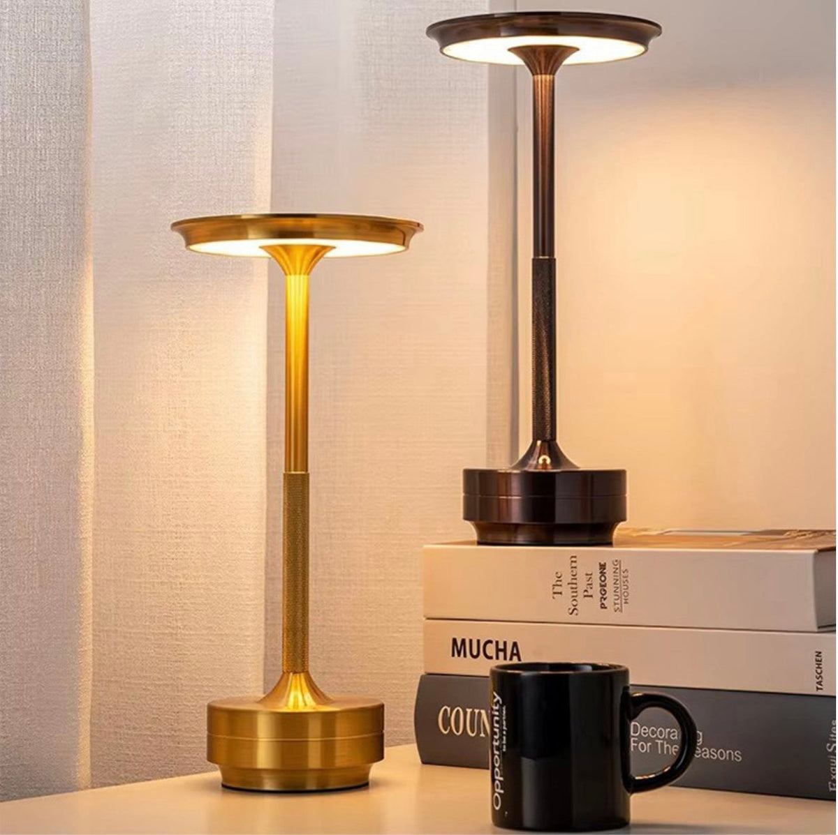 ClarityGlow Luxus Edition | Wireless LED Table Lamp | Brehn