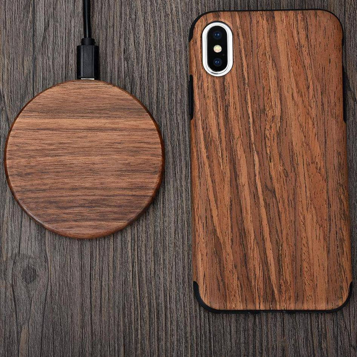Eco Bamboo Qi Fast Charger with Overheat Protection