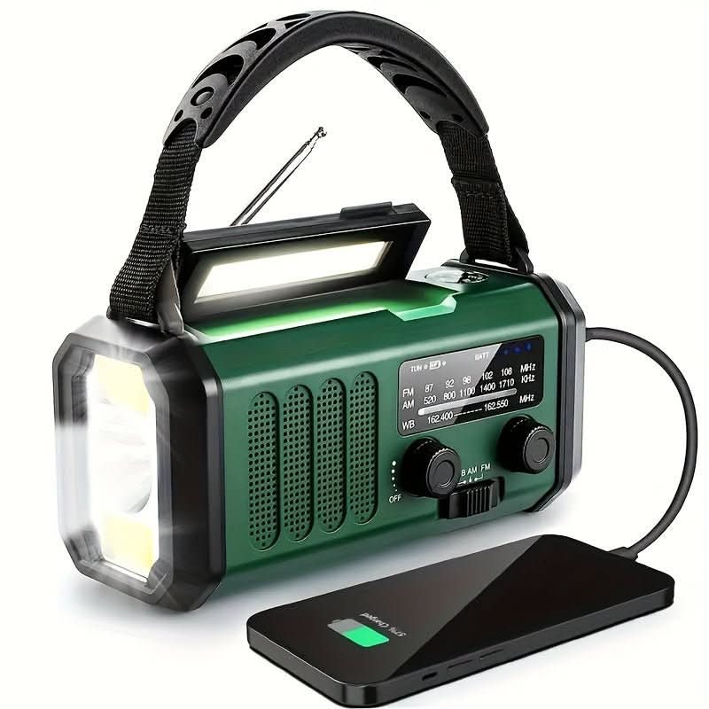 Kalsten | All-in-one emergency radio with torch and USB charging function