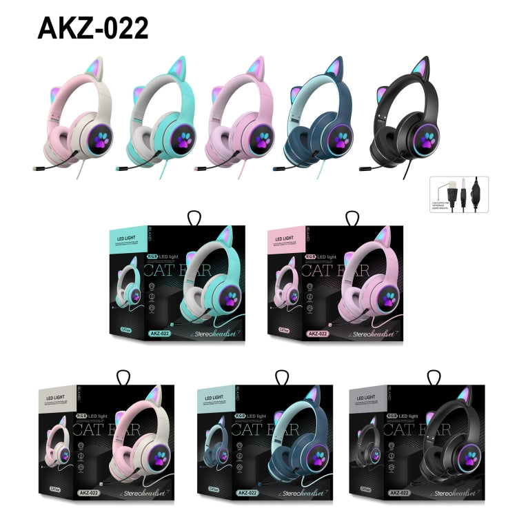 Gaming Headset Cat Ear LED Lighting USB 3.5mm | Kalsten