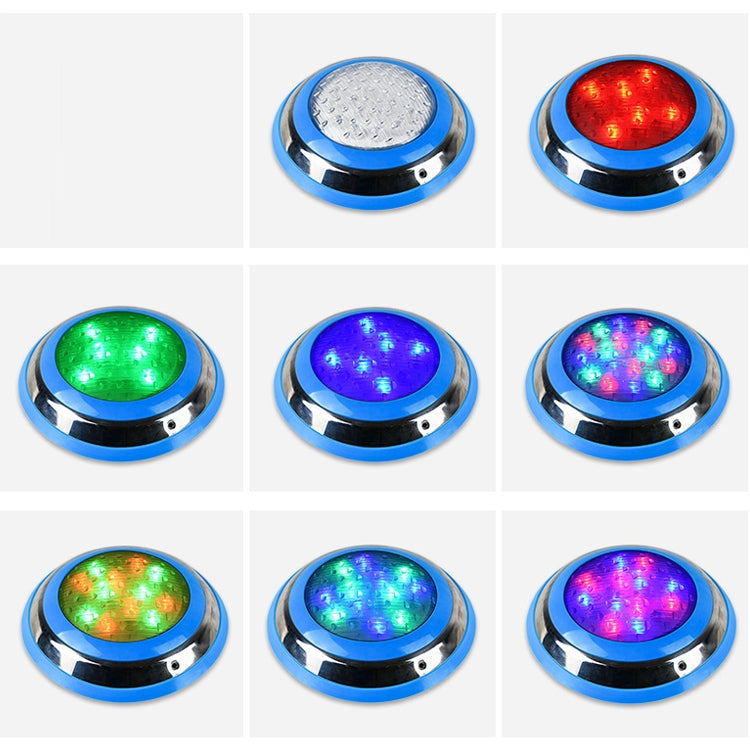 Kalsten | 18W LED Stainless Steel Wall Mounted Pool Light Landscape Underwater Light (Colorful Light)
