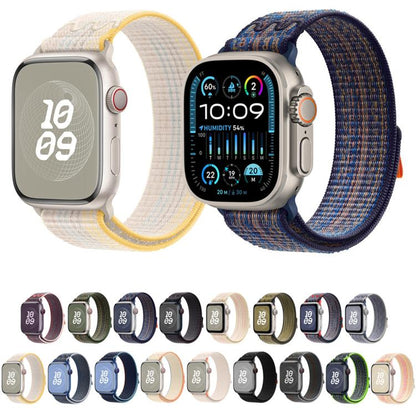 Skanto | For Apple Watch Series 5 40mm Loop Nylon Watch Strap (Starlight Yellow Pink)