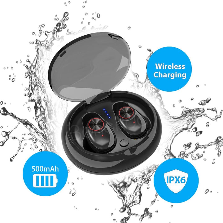 Wireless In-Ear Headphones Bluetooth V5.0 (black) | Kalsten