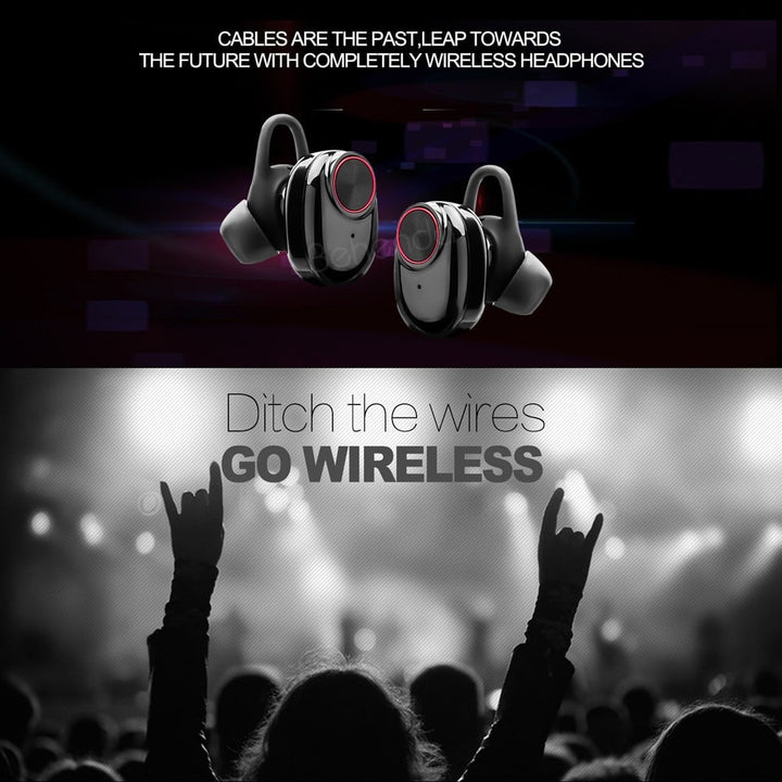 Wireless In-Ear Headphones Bluetooth V5.0 (black) | Kalsten