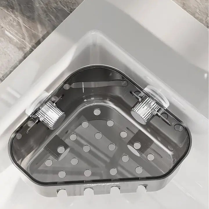 Kalsten | Corner Dish Rack with Suction Cup – Space-saving, stable & drill-free