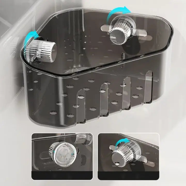 Kalsten | Corner Dish Rack with Suction Cup – Space-saving, stable & drill-free