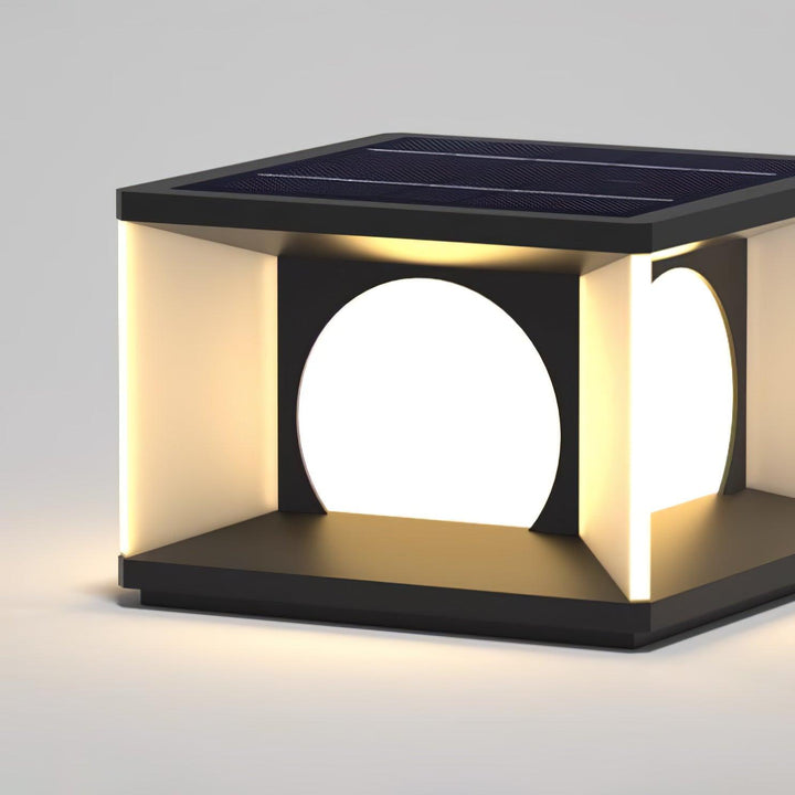 Eclipse Cube Outdoor Post Light | Kalsten