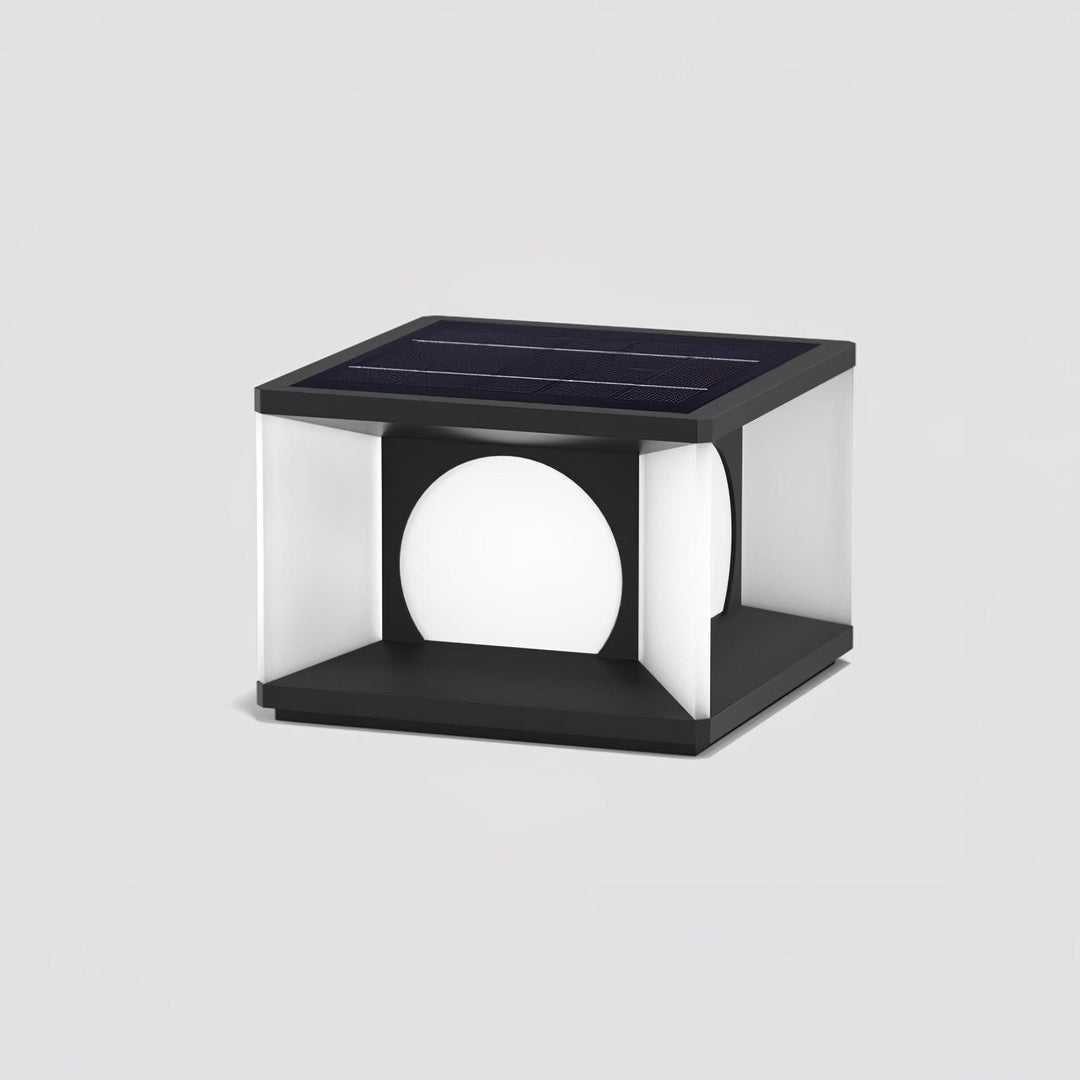 Eclipse Cube Outdoor Post Light | Kalsten