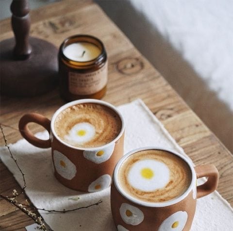 Ei hand-painted coffee cup | Kalsten