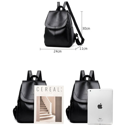 Women's Leather Backpack – Elegant and Practical | Perfect for everyday life and the office | Karnz