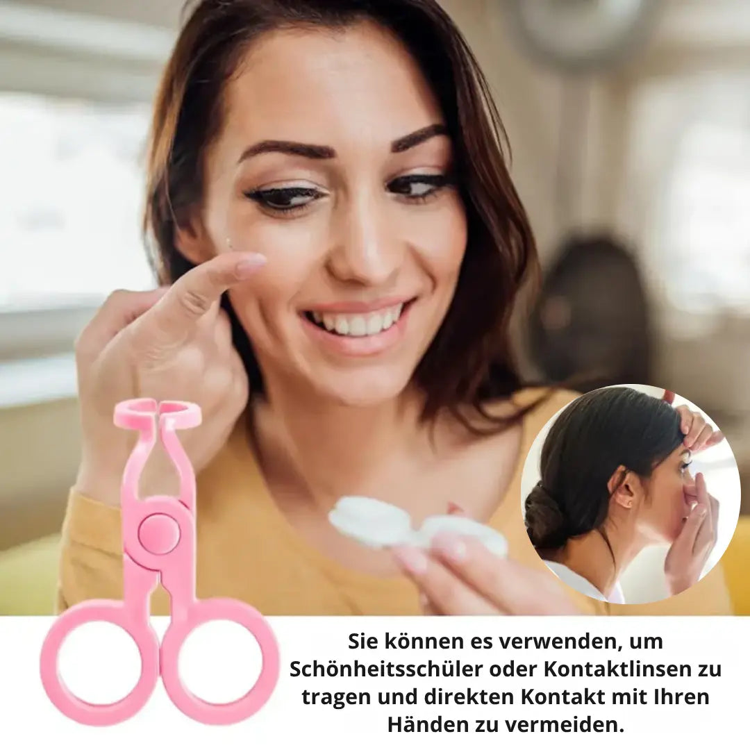Kalsten | Insertion aid for contact lenses – Incl. lid opener for soft & hard lenses