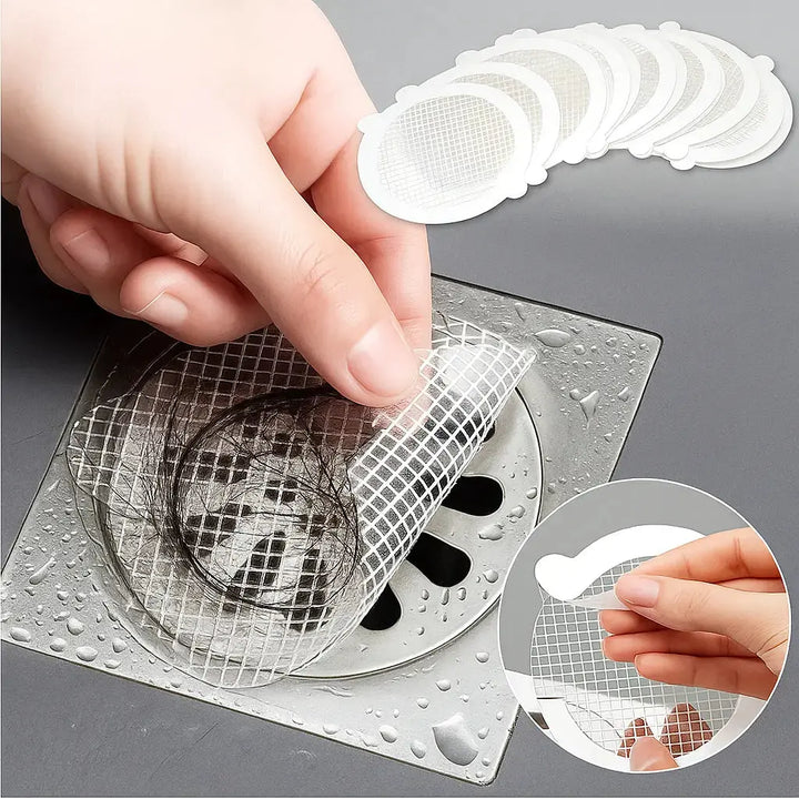 Kalsten | Disposable drain screens with adhesive surface – Against clogging & mold in the bathroom