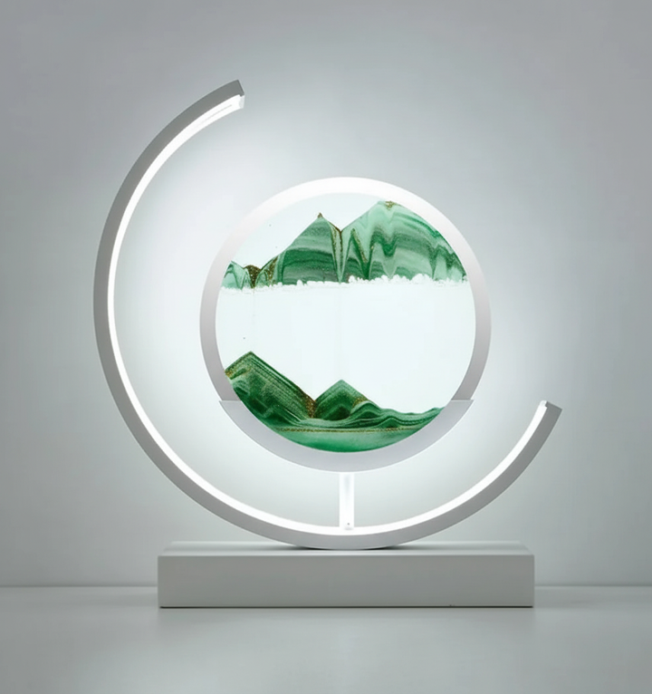 DuneGlow Table Lamp – Handmade Ambient Lamp with Soothing Light and Modern Design | Kalsten