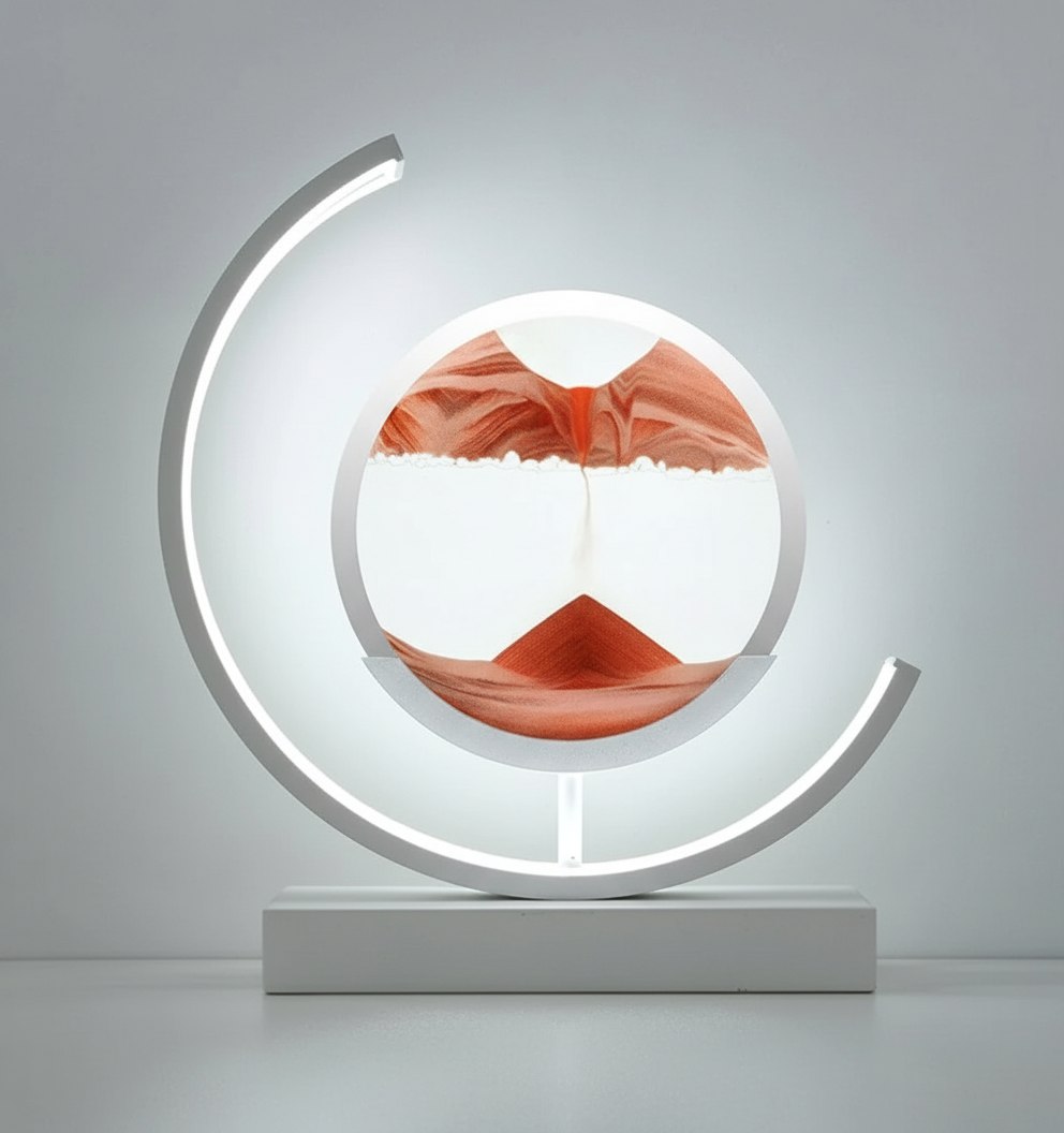 DuneGlow Table Lamp – Handmade Ambient Lamp with Soothing Light and Modern Design | Kalsten