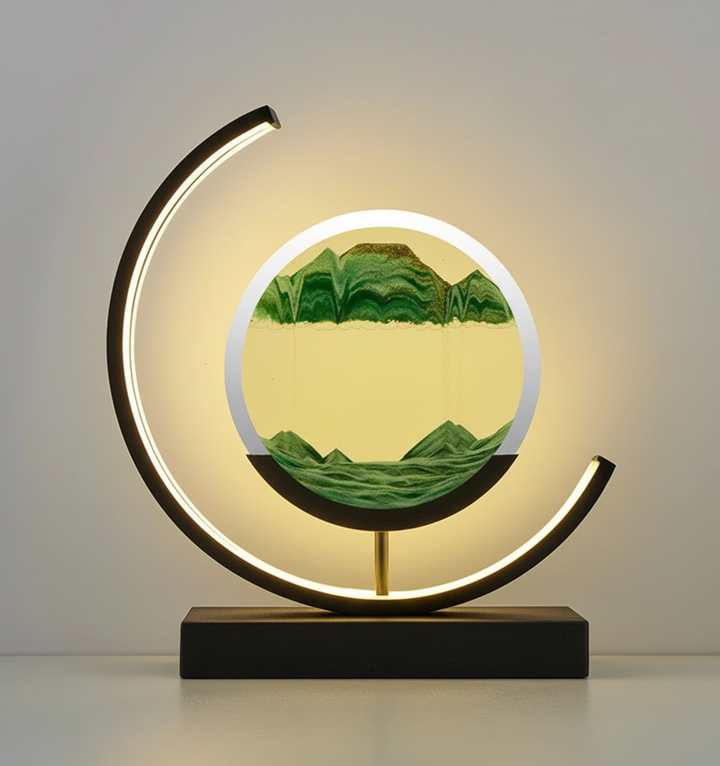DuneGlow Table Lamp – Handmade Mood Lamp with Soothing Light and Modern Design | Kalsten