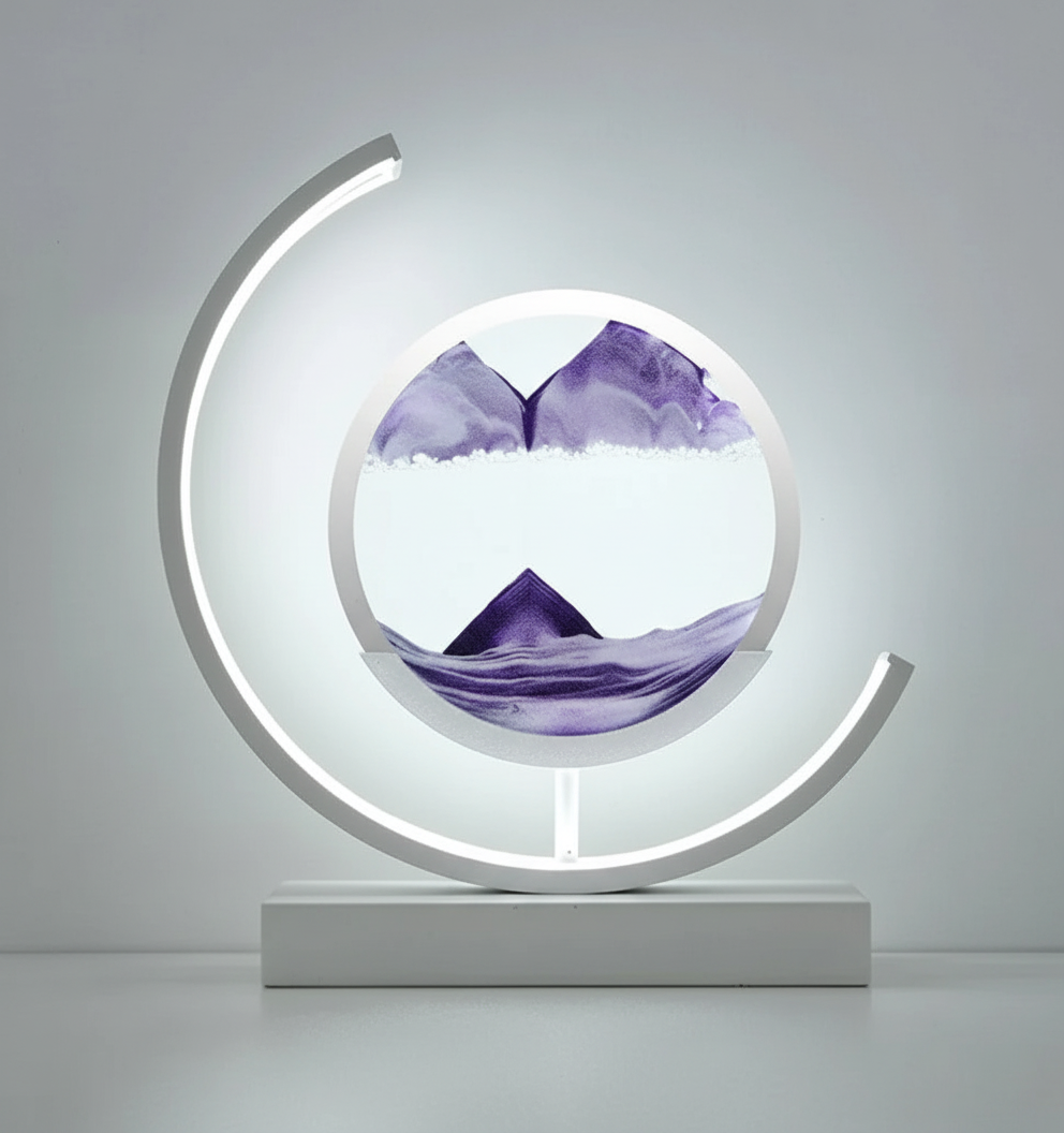 DuneGlow Table Lamp – Handmade Mood Lamp with Soothing Light and Modern Design | Kalsten