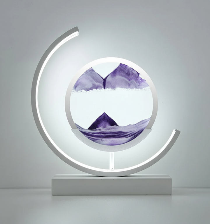 DuneGlow Table Lamp – Handmade Ambient Lamp with Soothing Light and Modern Design | Kalsten