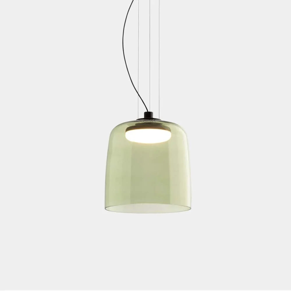 Pendant Light Glass Bowl 10 in Adjustable Dining Room Lounge Hanging Lamp Artistic Ambient Lighting | Kalsten