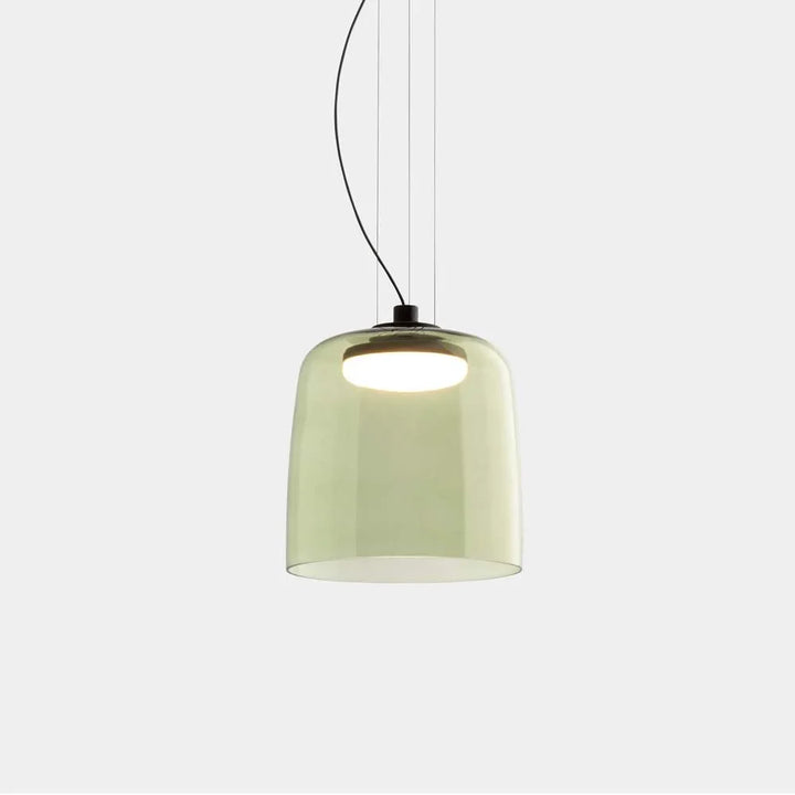 Pendant Light Glass Bowl 10 in Adjustable Dining Room Lounge Hanging Lamp Artistic Ambient Lighting | Kalsten