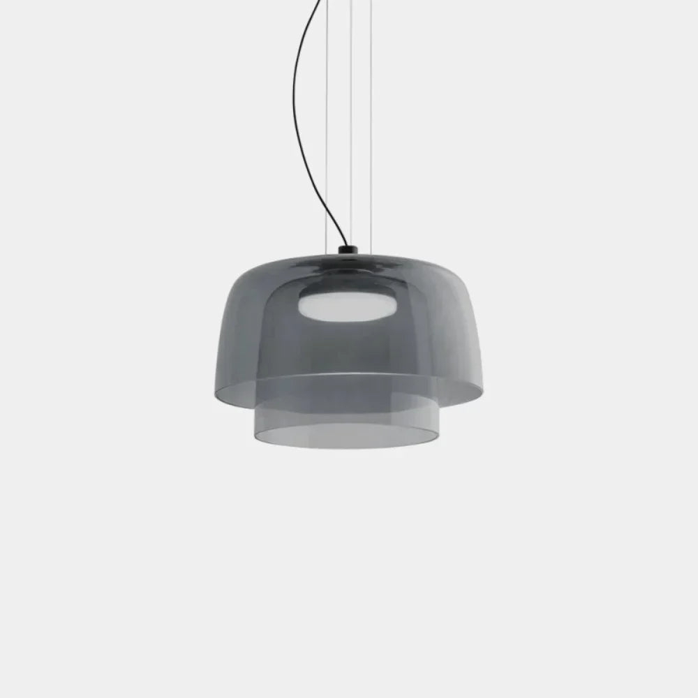 Pendant Light Glass Bowl 10 in Adjustable Dining Room Lounge Hanging Lamp Artistic Ambient Lighting | Kalsten
