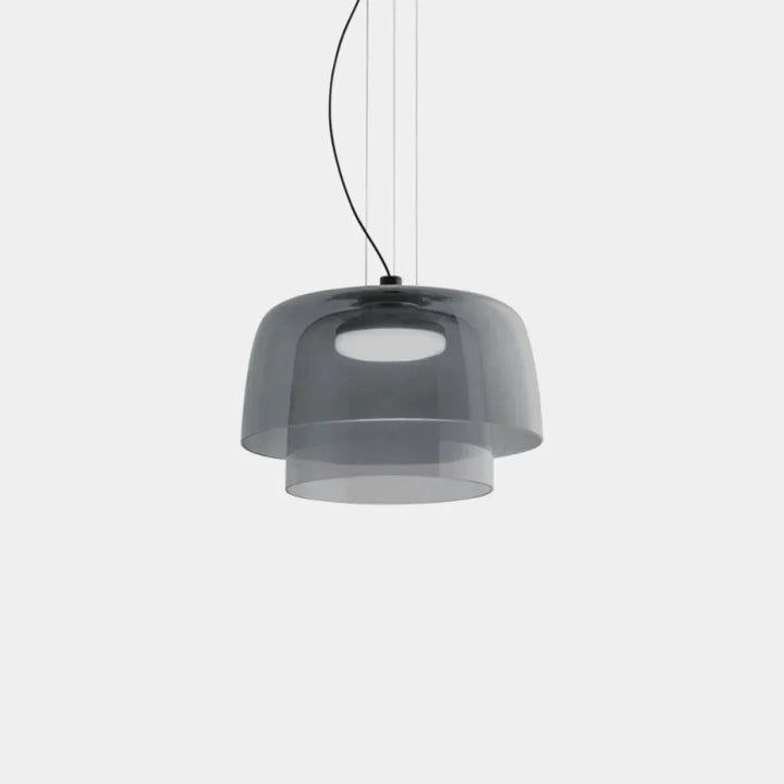 Pendant Light Glass Bowl 10 in Adjustable Dining Room Lounge Hanging Lamp Artistic Ambient Lighting | Kalsten