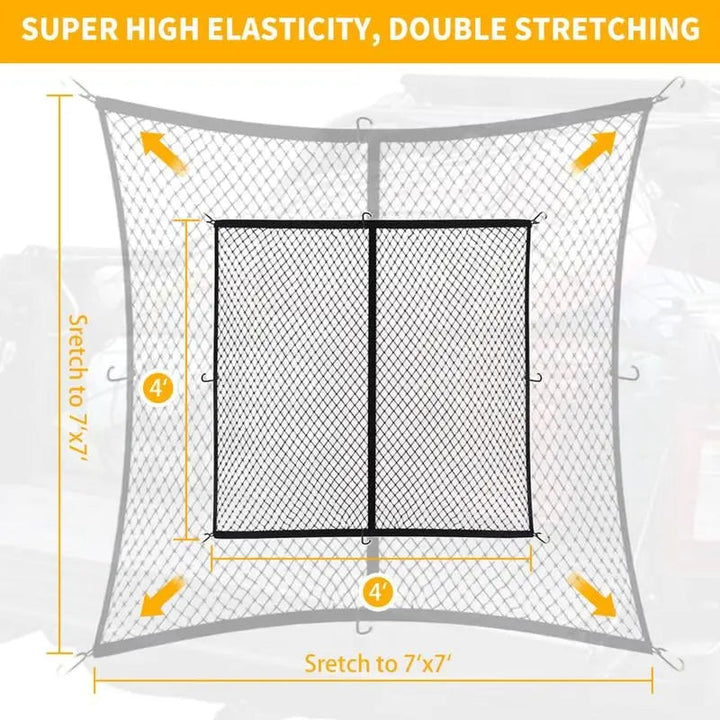 Kalsten | Elastic Luggage Net with Sturdy Carabiners