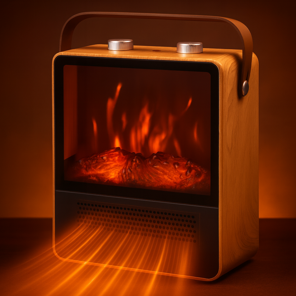 Portable Electric Fireplace Style Room Heater Kalsten