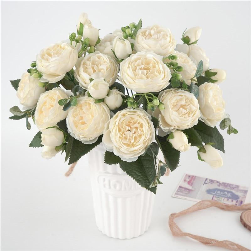 Kalsten | Elegant peony floral composition for home decor – High-quality non-woven fabric