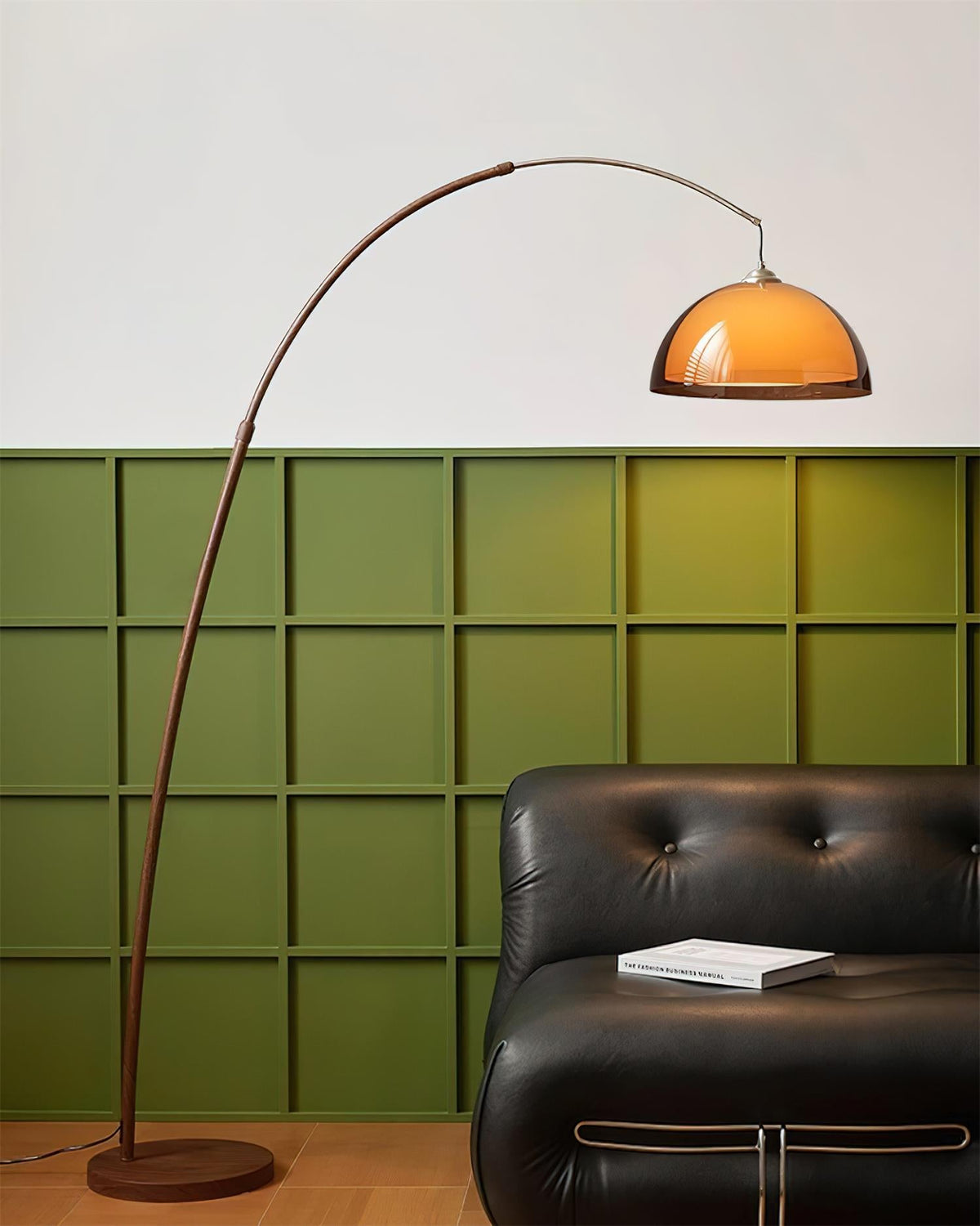 Ventoro Arc Floor Lamp with Dome Shade