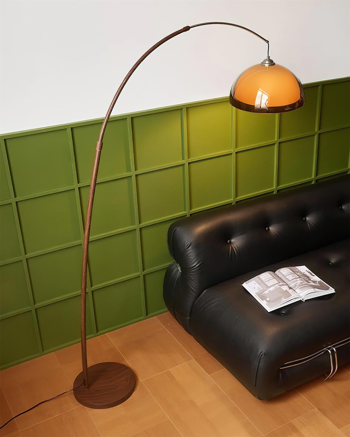 Ventoro Arc Floor Lamp with Dome Shade