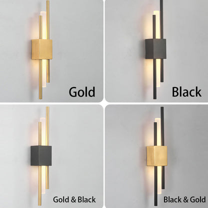 Black & Gold Wall Sconce