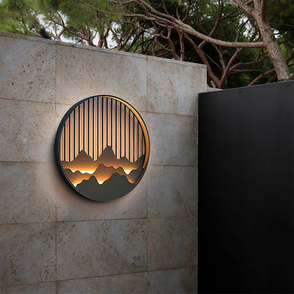 Integrated LED Outdoor Wall Lantern